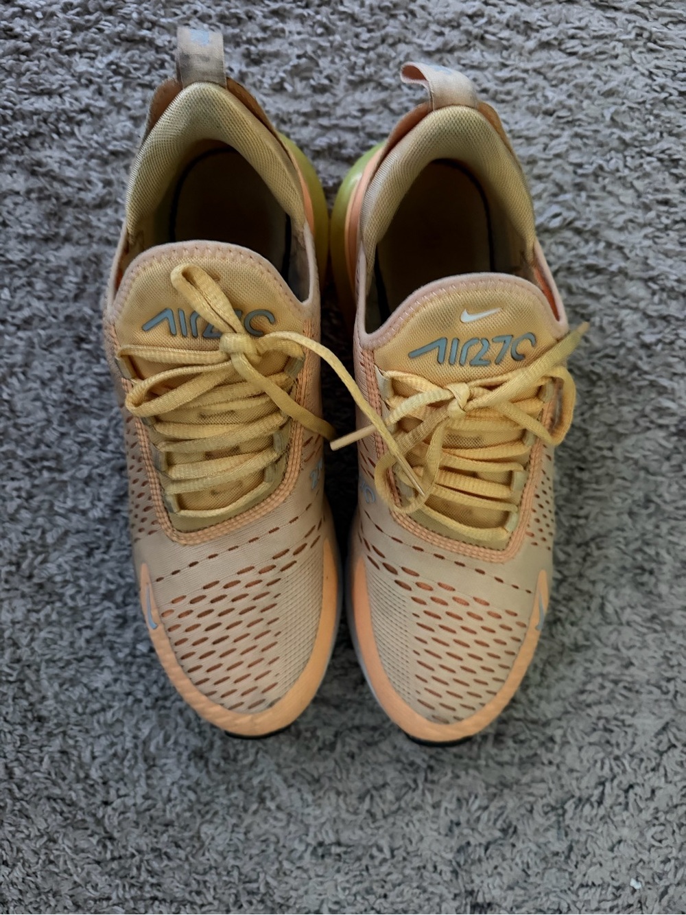 Nike Pale Yellow Air270 Sneakers
